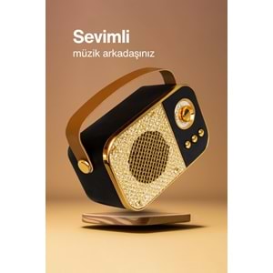 M24 USB/TF Bluetooth Hoparlör Siyah