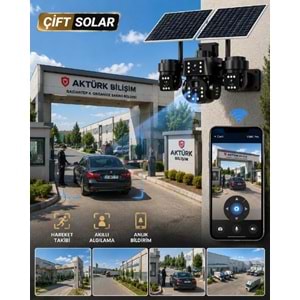 MPIA MARO 12 MP 3 Lens 1*PTZ Wi-Fi Çift Solar Kamera