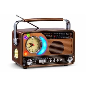 YG-7030 Nostaljik Tasarım USB & TF & Aux FM Radyo