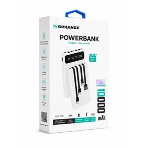 SPRANGE SR-P41 10.000 mAh Dijital Ekranlı Powerbank