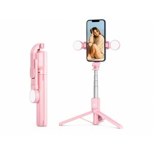 B11S Selfie Stick Pembe