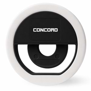 CONCORD GZ999 Clip-Fill Taşınabilir Mini Led Telefon Selfie Işığı Siyah